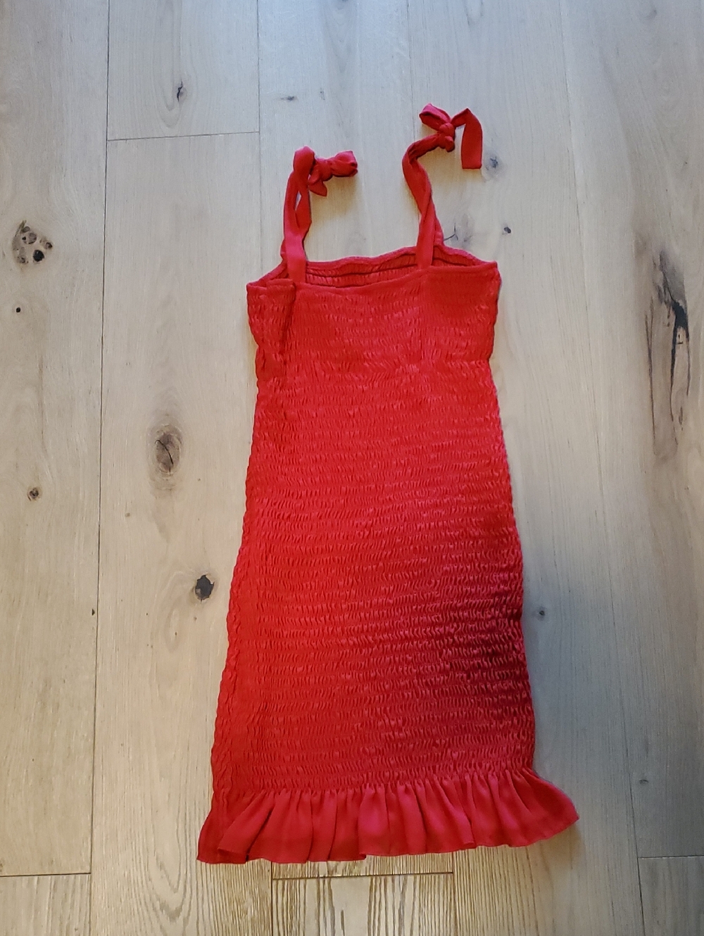 Krisa Smocked Tank Mini Dress Size M - Picture 4 of 4